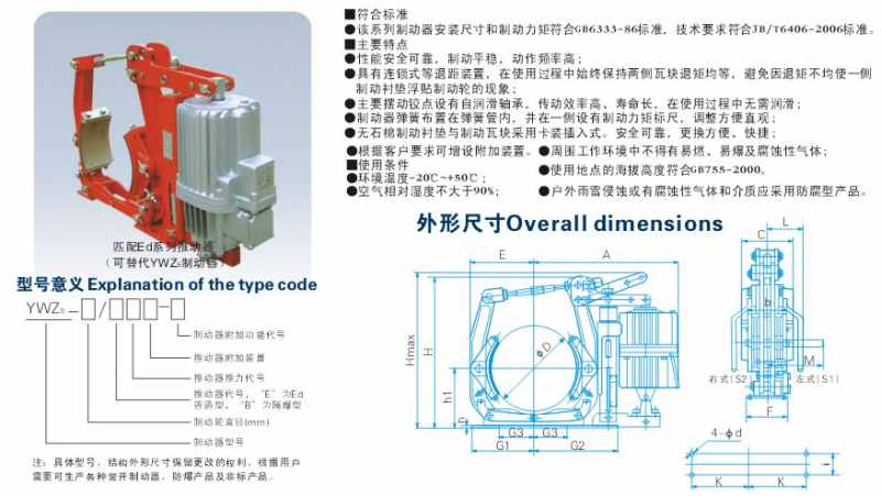 常閉式制動(dòng)器操作方式